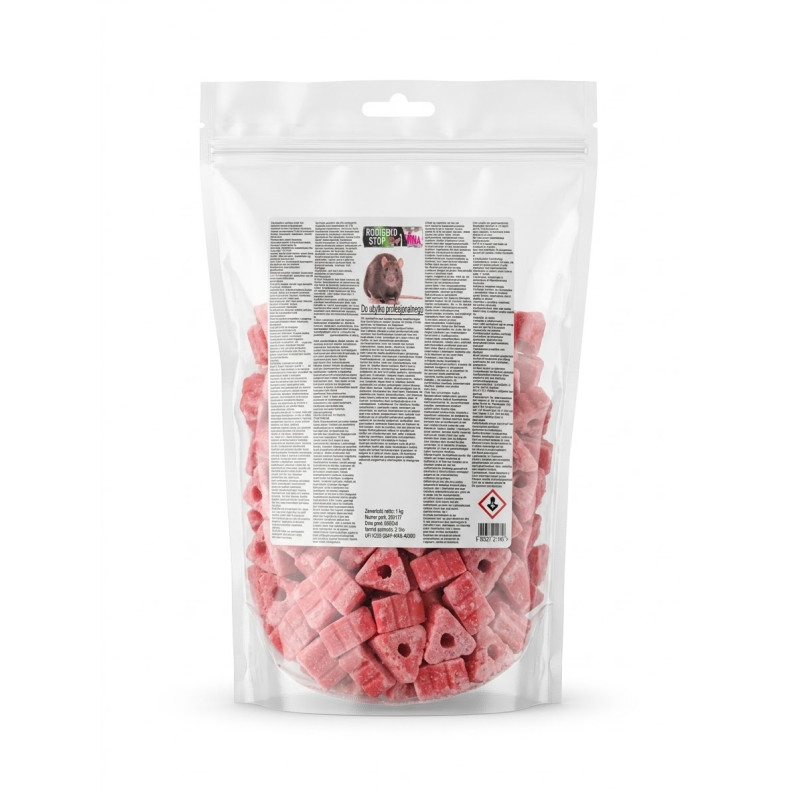 Trucizna    trójkąty  1000g  pomarańcz